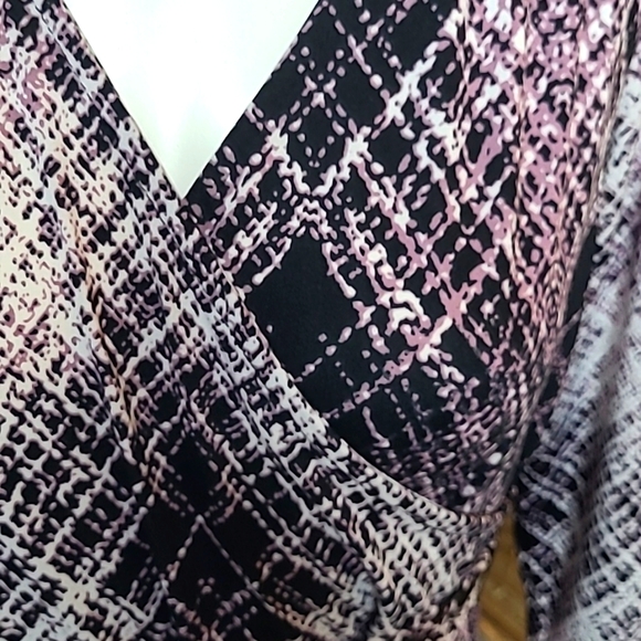 Ricki's Crisscross Dress/Mauve/Belted - Picture 2 of 8